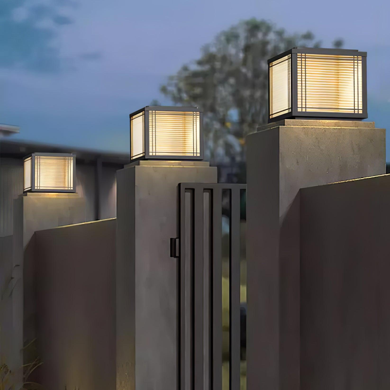 Glorin Steel Japanese-inspired Table Lamp