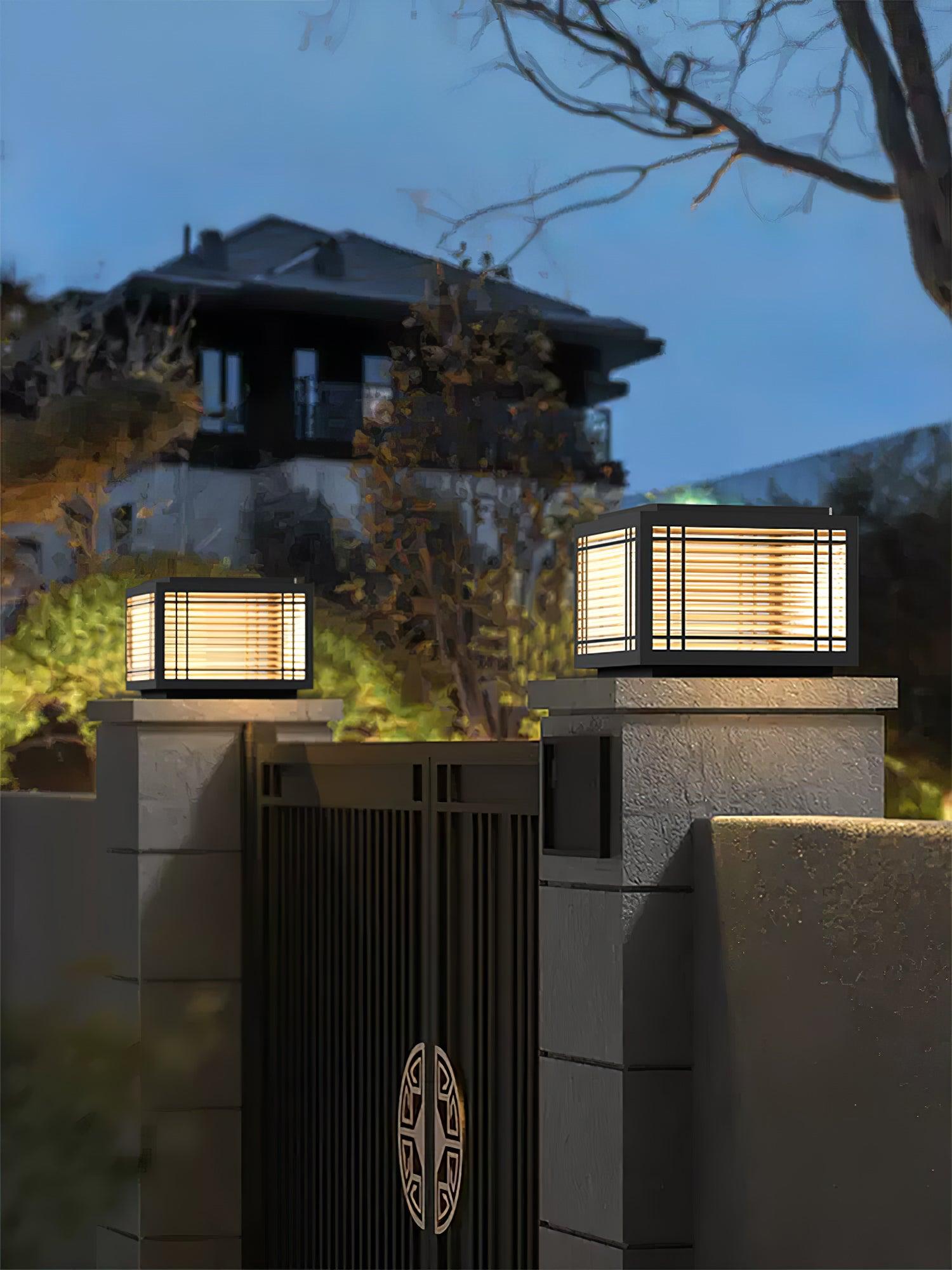 Glorin Steel Japanese-inspired Table Lamp