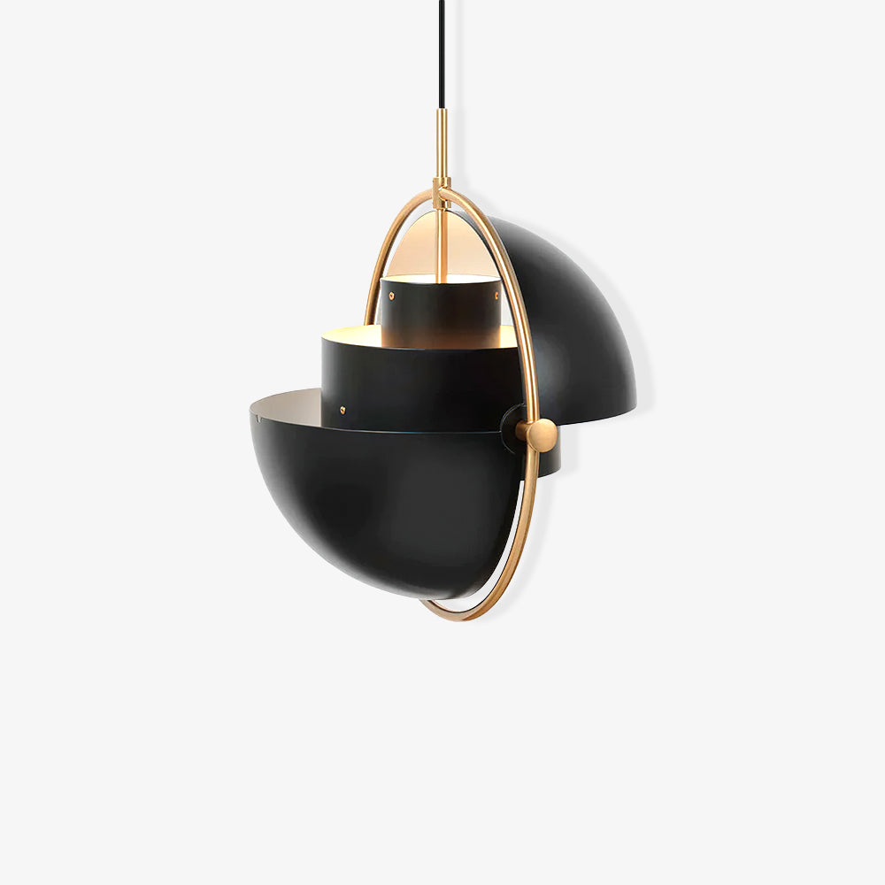 Lustra Pendant Lamp Deformed Ball Golden - Neutral Decor