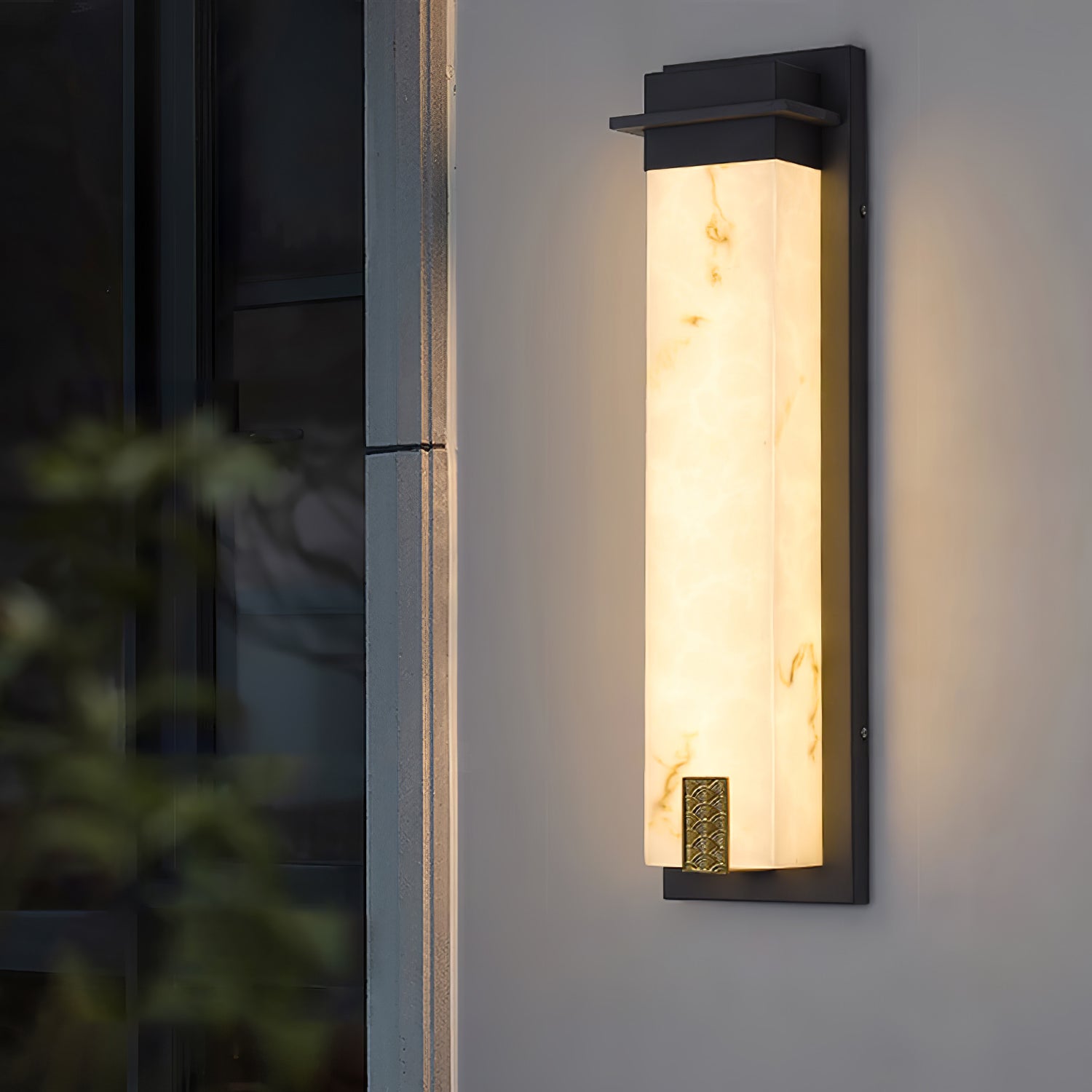 Ushaor Modern Minimalist Outdoor Wall Light