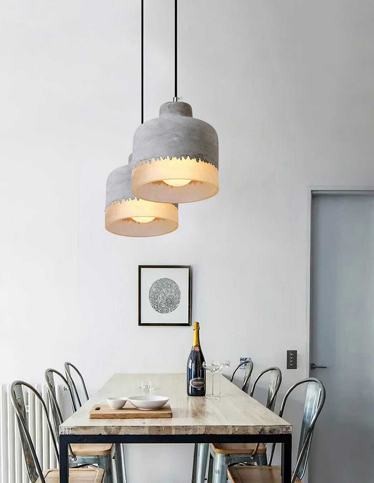 Dralen Resin Scandinavian Pendant Light