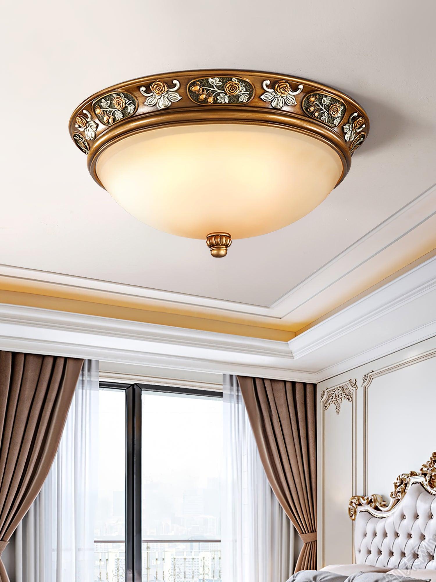 Cilene Vintage Luxury Recessed Resin Ceiling Light
