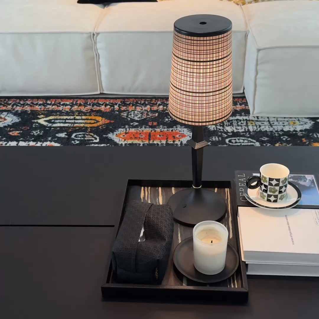 Karma Elvior Iron Table Lamp (Built-in Battery)