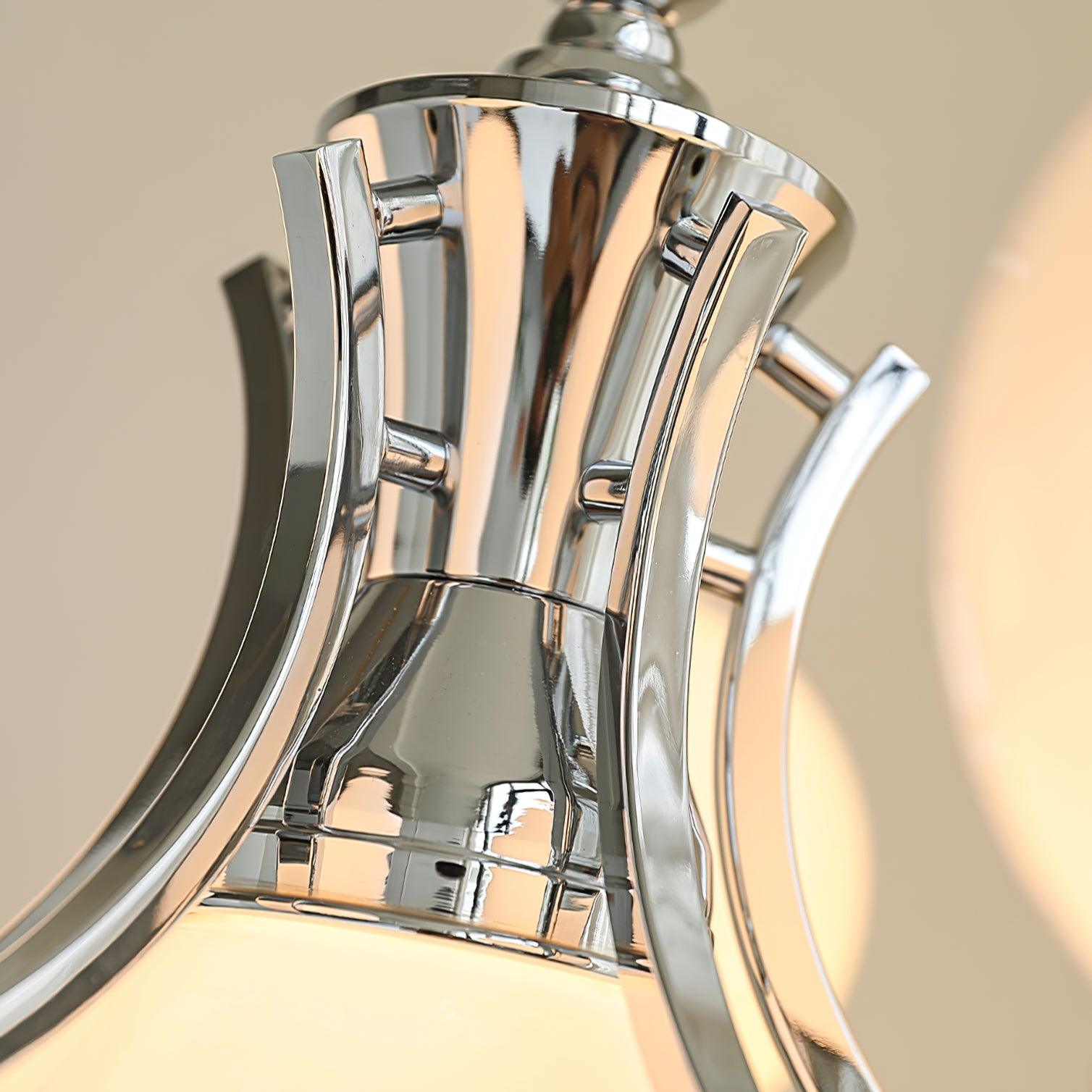 Dusk Chandelier Globe Chrome Modern 5-Light