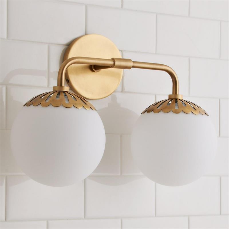 Coralie Globe Glass Wall Lamp