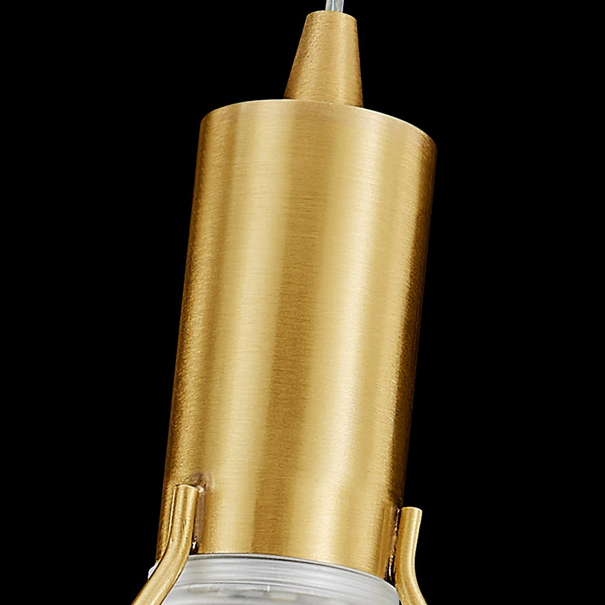 Cira Pendant Lamp Brass Crystal Elegant