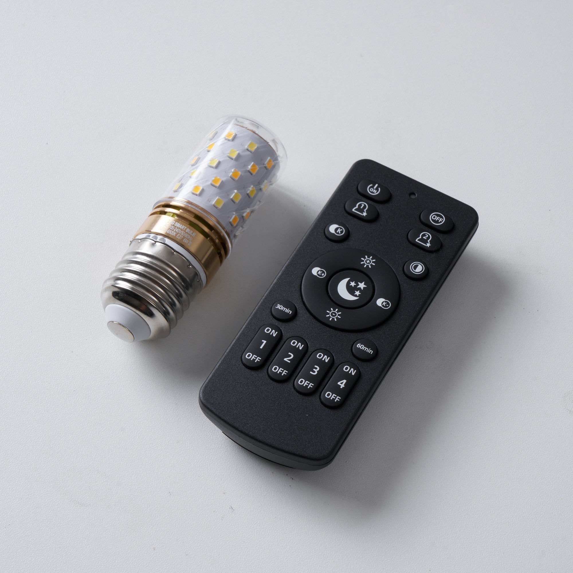 Celeette LED Light Bulb Glass E27 6W