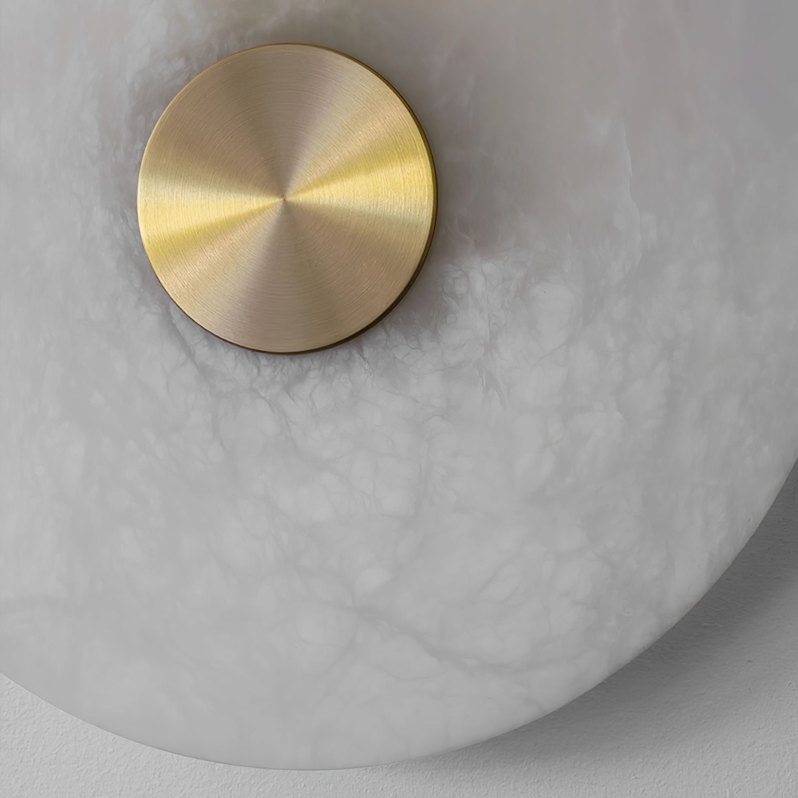 Selina Minimalist Alabaster Ceiling Light