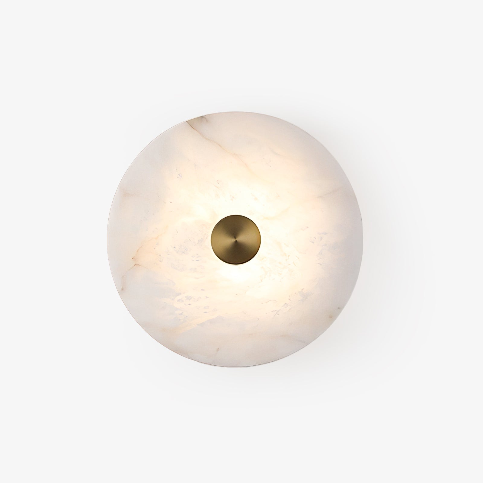 Selina Minimalist Alabaster Ceiling Light