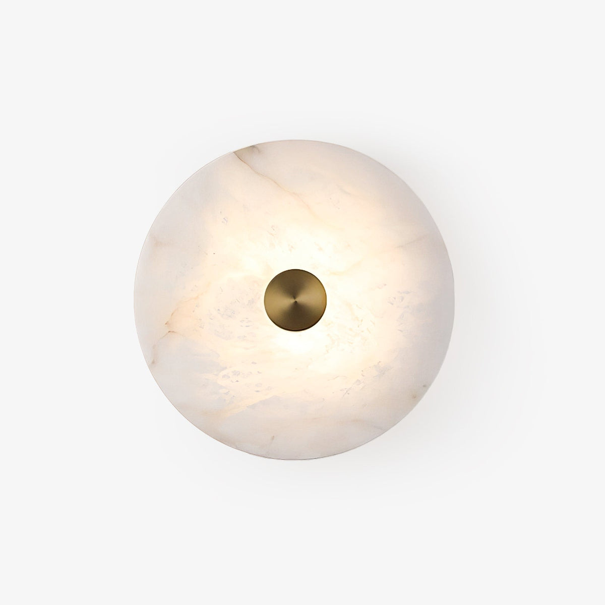 Selina Minimalist Alabaster Ceiling Light