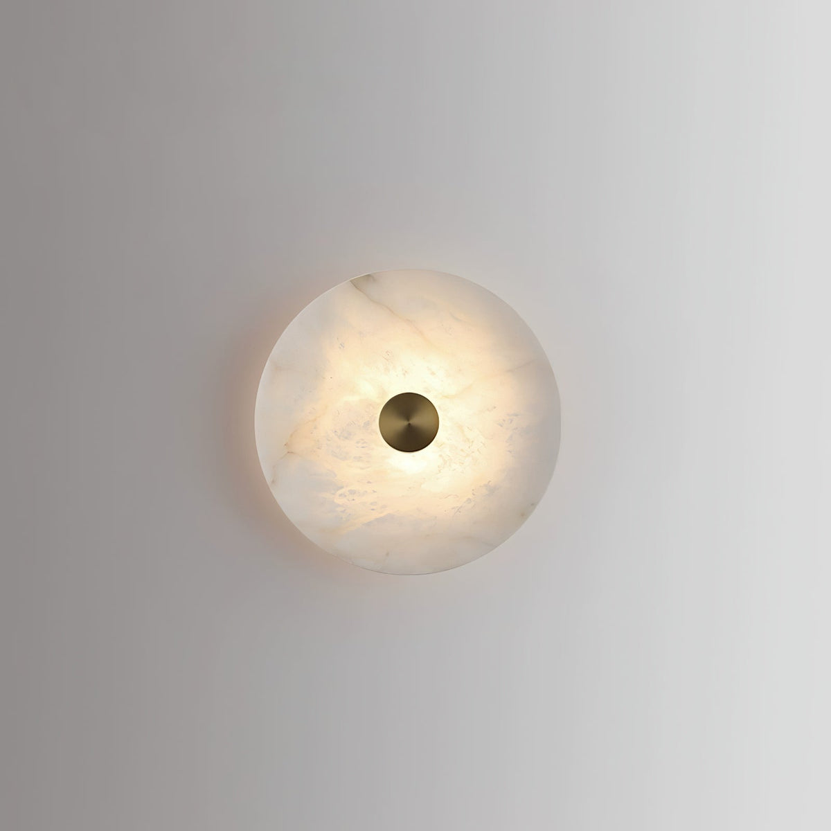 Selina Minimalist Alabaster Ceiling Light