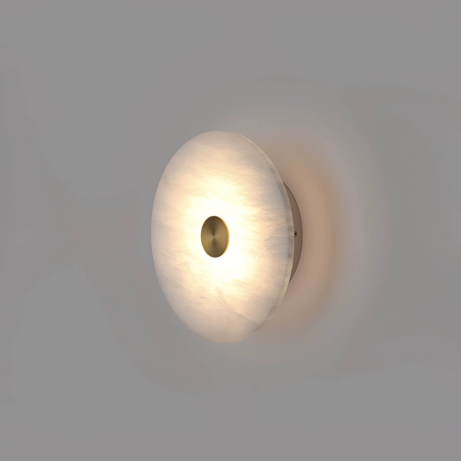 Selina Minimalist Alabaster Ceiling Light