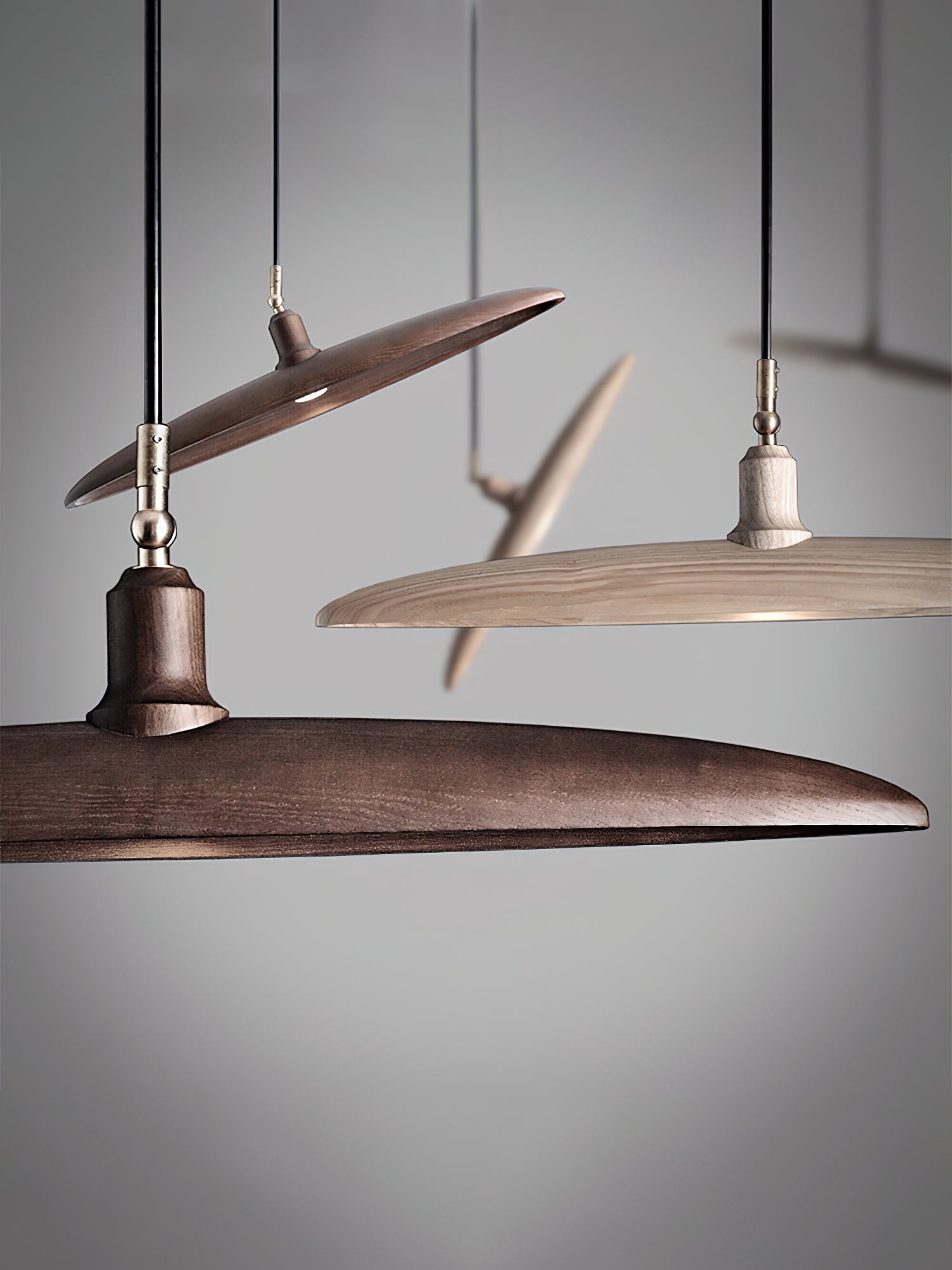 Zelirira Blade Wood Pendant Light