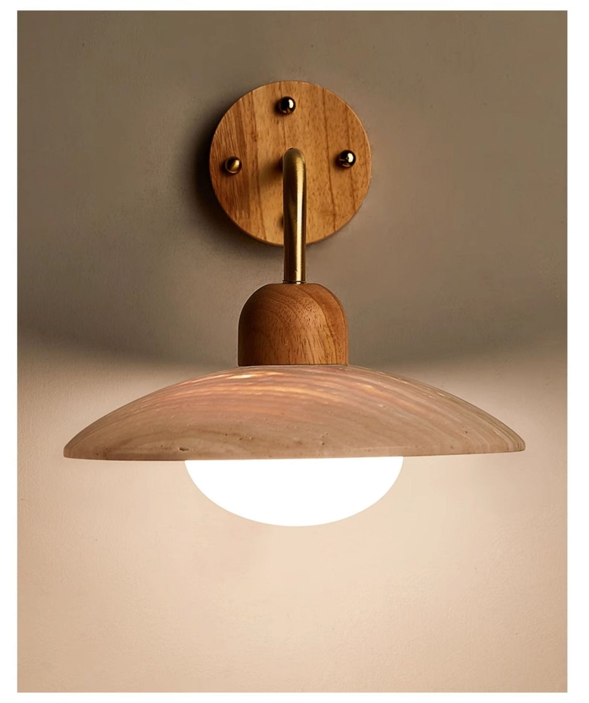 Lumicrest Dome Arm Indoor Wall Light