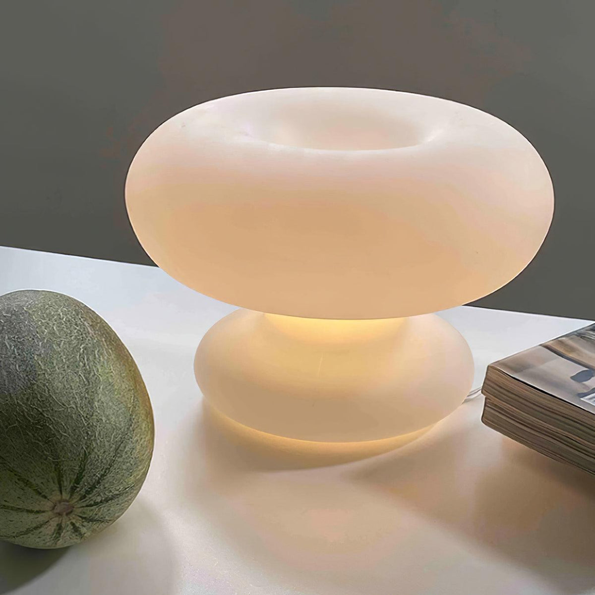 Liorirette Glass Contemporary Table Lamp