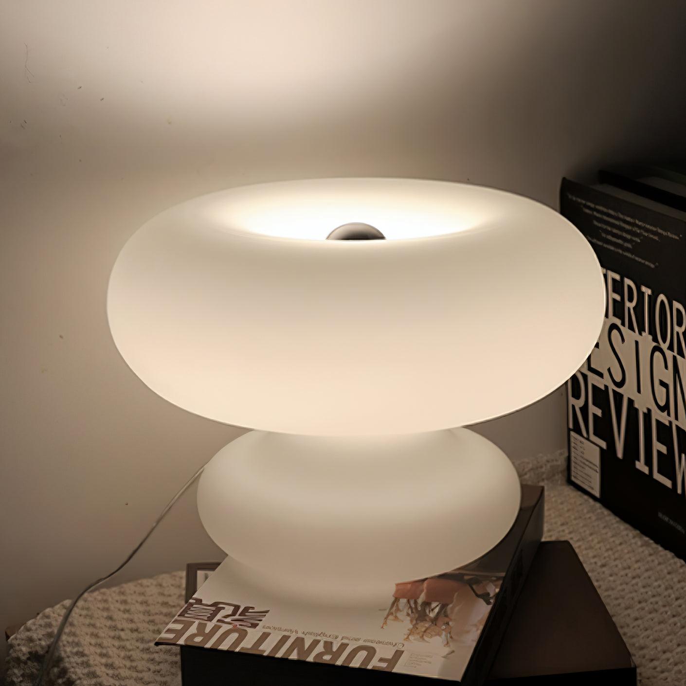 Liorirette Glass Contemporary Table Lamp