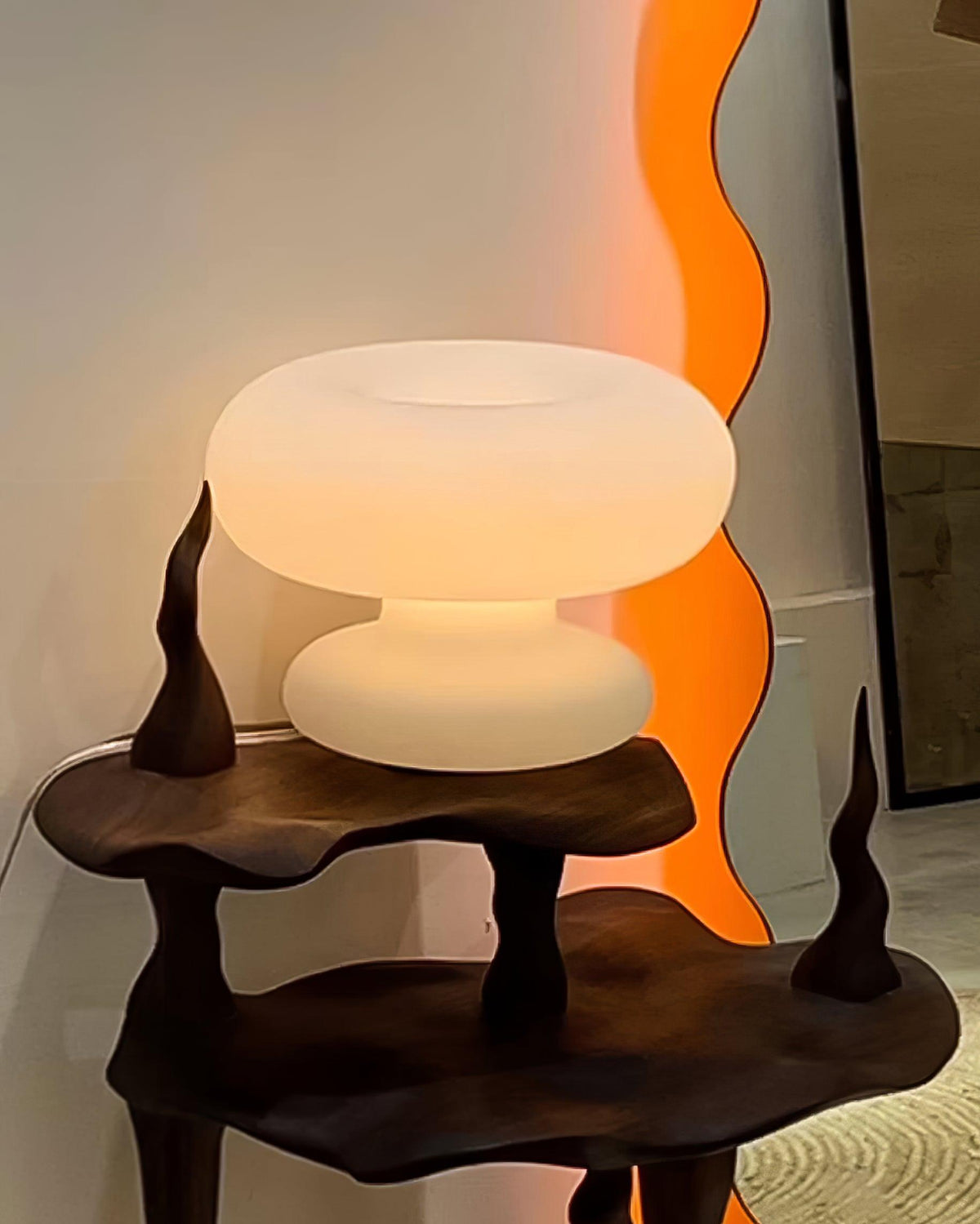 Liorirette Glass Contemporary Table Lamp