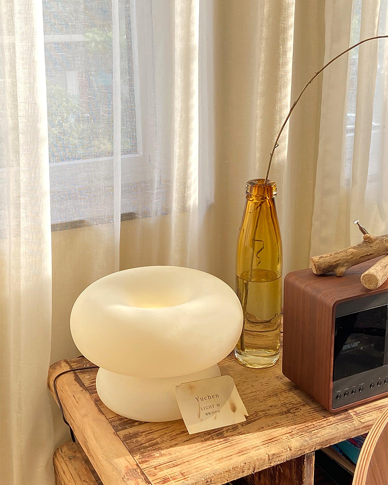 Liorirette Glass Contemporary Table Lamp