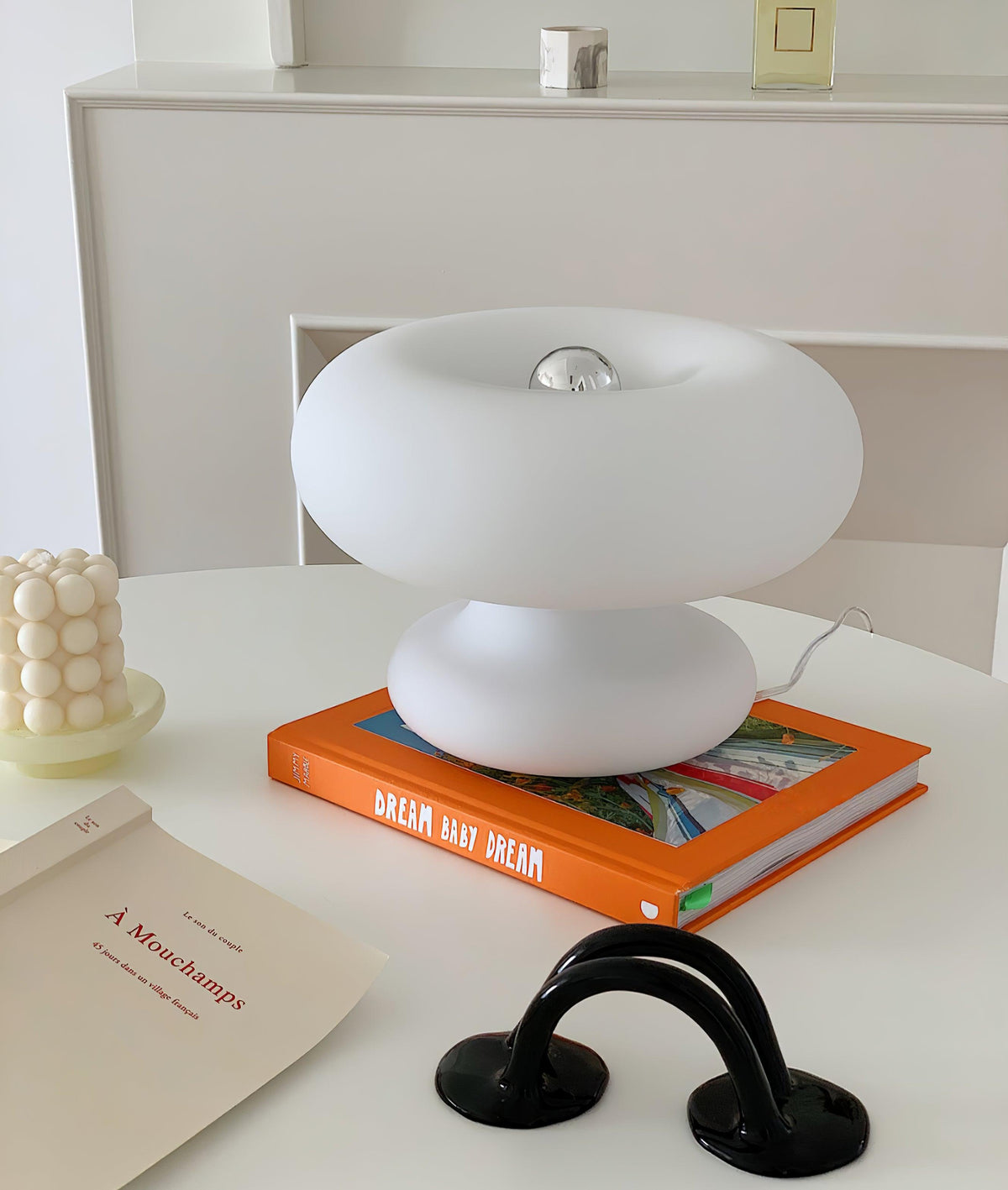 Liorirette Glass Contemporary Table Lamp