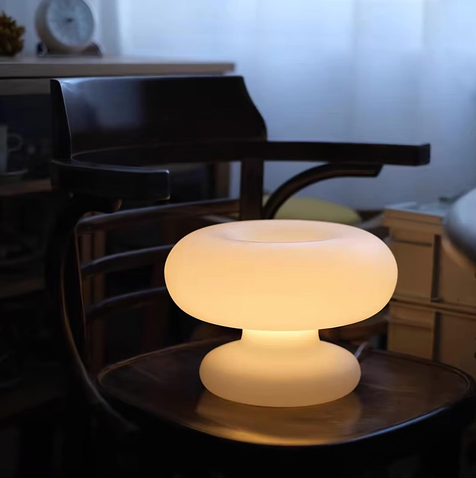 Liorirette Glass Contemporary Table Lamp