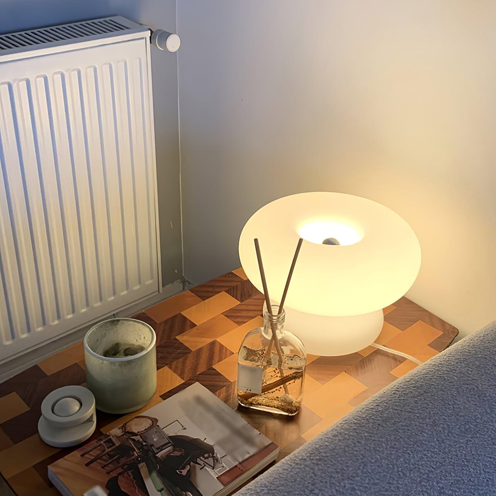 Liorirette Glass Contemporary Table Lamp