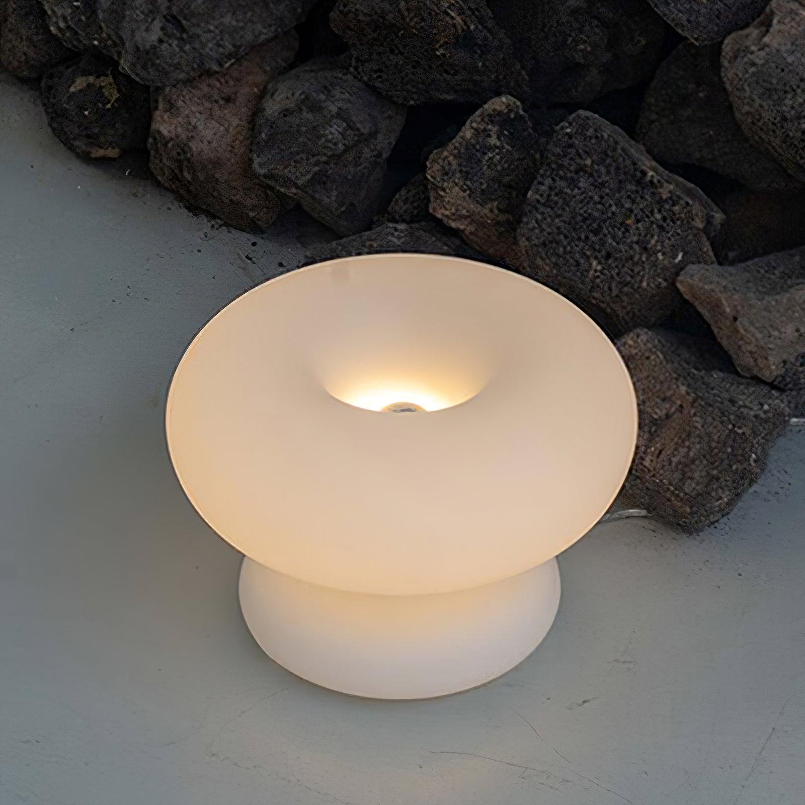Liorirette Glass Contemporary Table Lamp