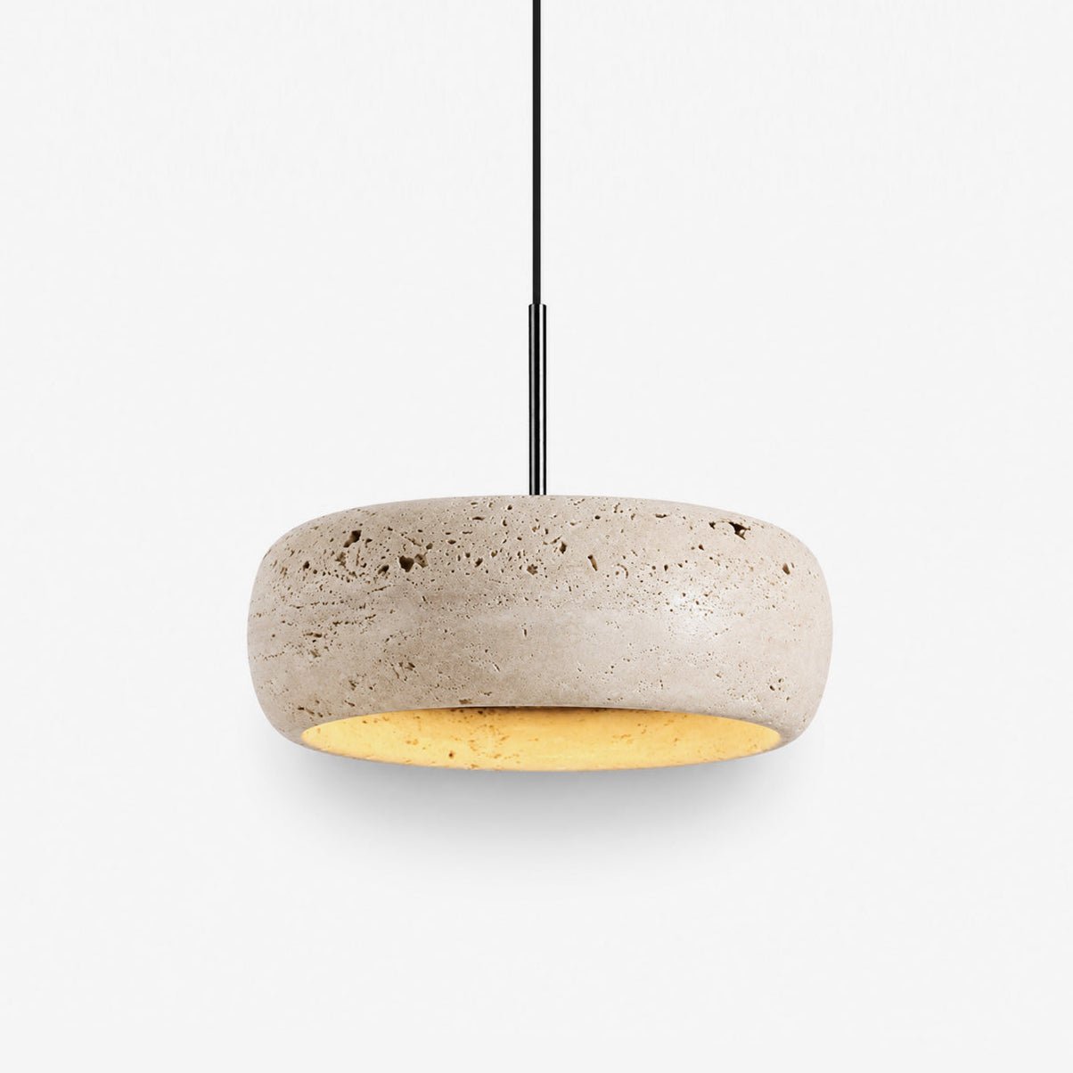 Briarwick Donut Travertine Pendant Light