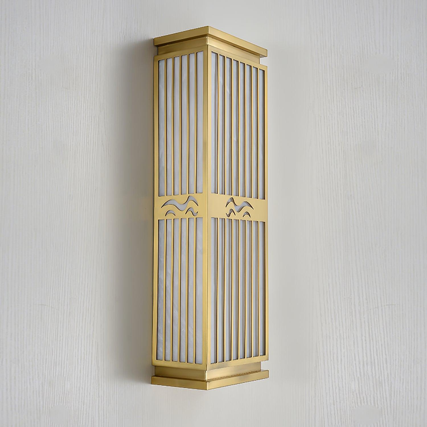 Aurirenne Wall Light Brass Oriental for Entryway
