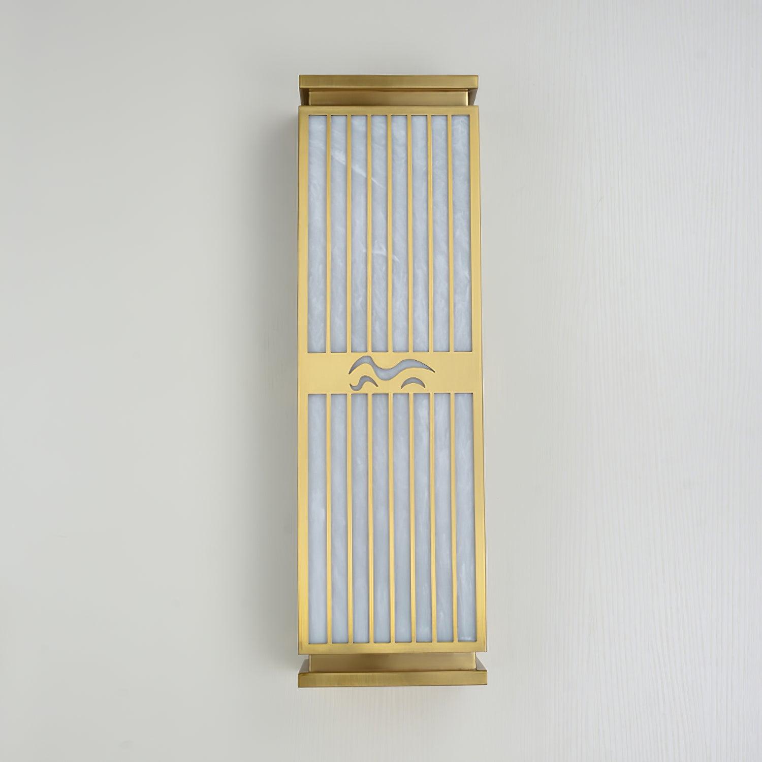 Aurirenne Wall Light Brass Oriental for Entryway