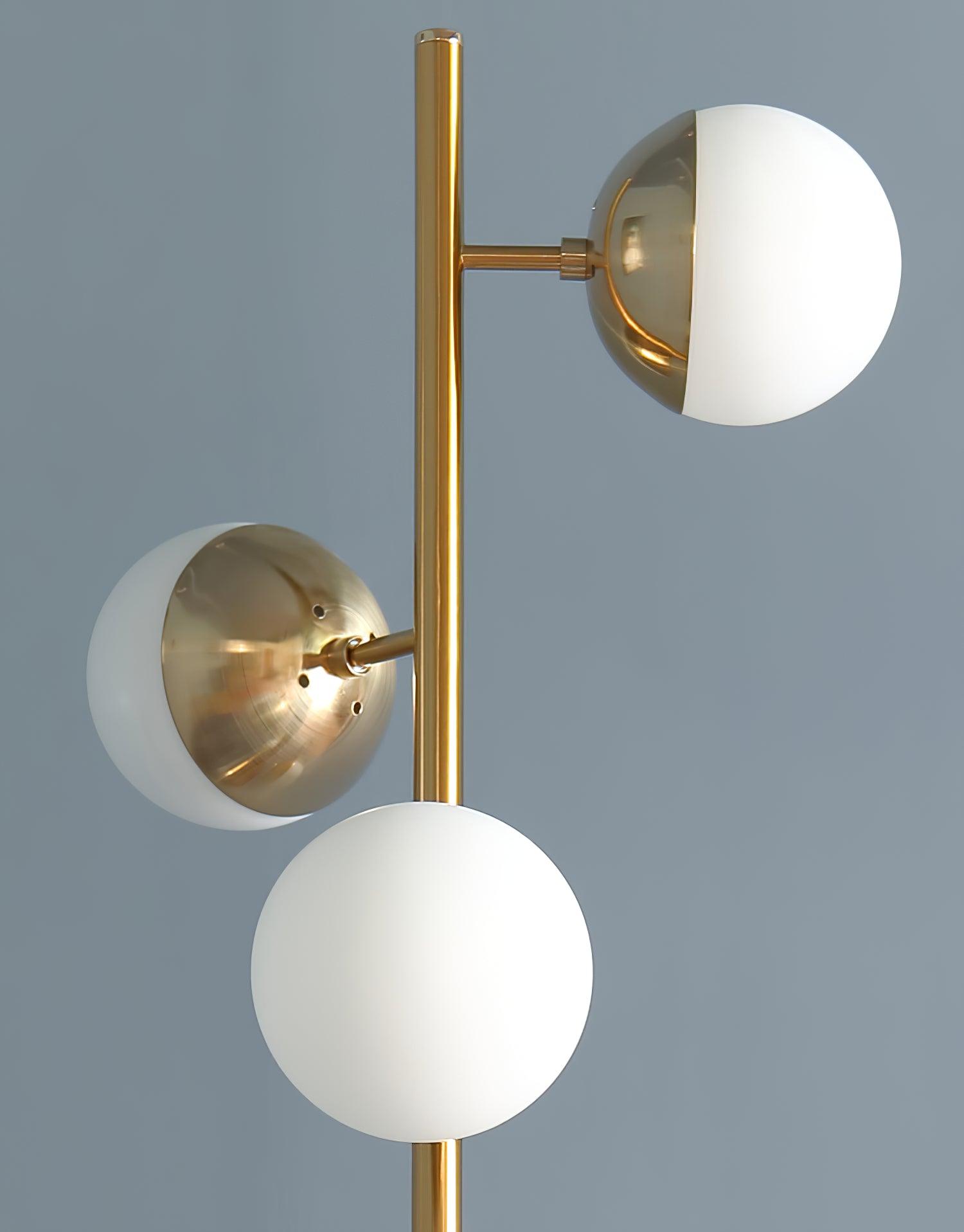 Myliryre Mid Century Brass Floor Lamp