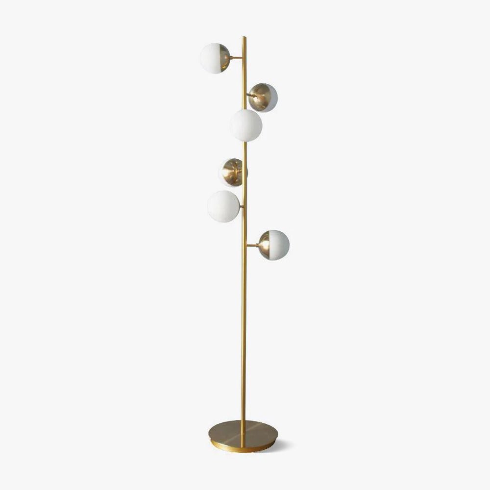 Myliryre Mid Century Brass Floor Lamp