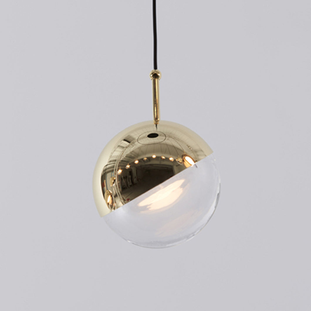 Solara Pendant Lamp Steel Glass Multi Drop Minimalist Staircase - Neutral Decor