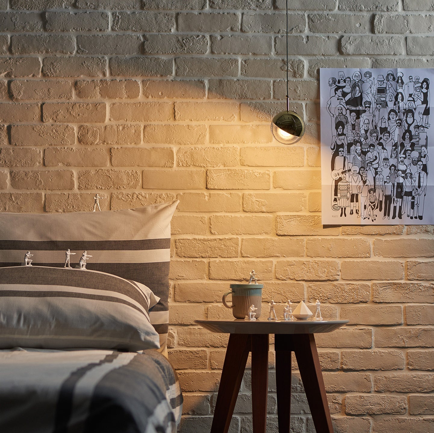 Solara Pendant Lamp Steel Glass Multi Drop Minimalist Staircase - Neutral Decor
