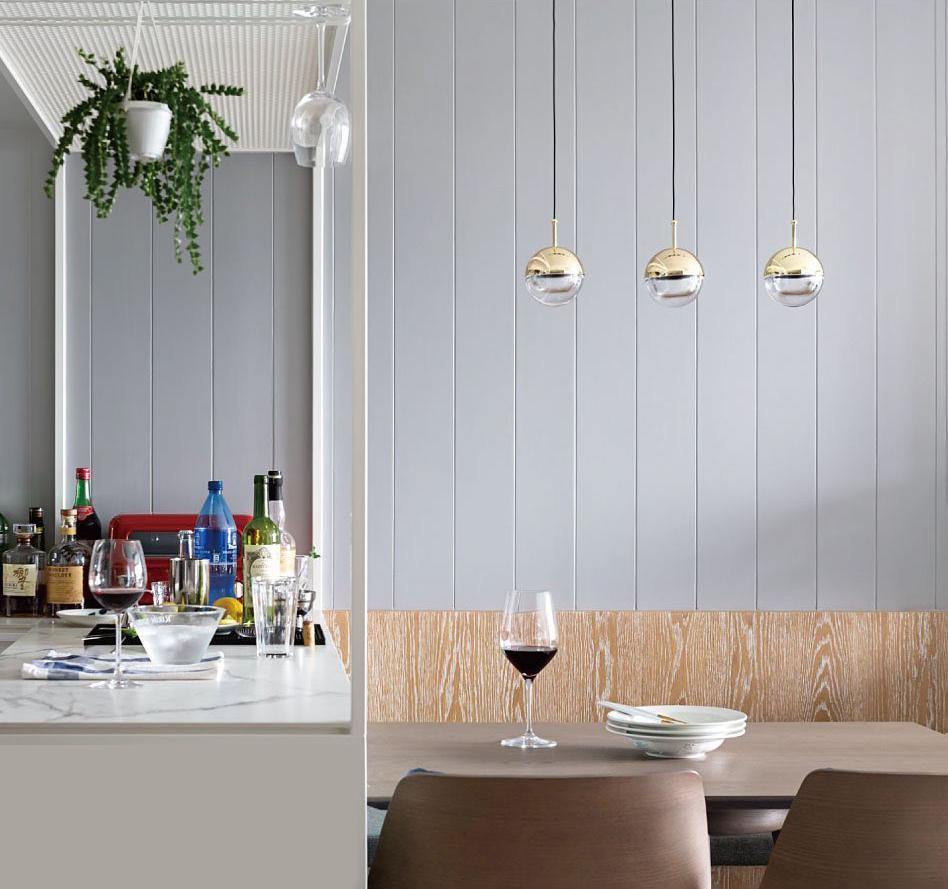 Solara Pendant Lamp Steel Glass Multi Drop Minimalist Staircase - Neutral Decor