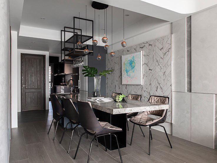 Solara Pendant Lamp Steel Glass Multi Drop Minimalist Staircase - Neutral Decor