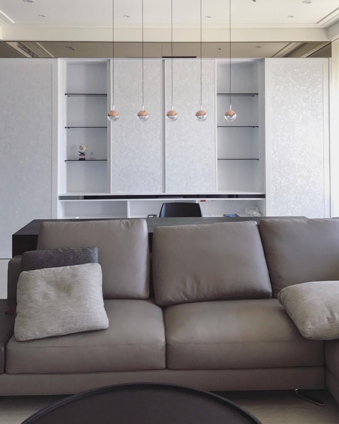 Solara Pendant Lamp Steel Glass Multi Drop Minimalist Staircase - Neutral Decor