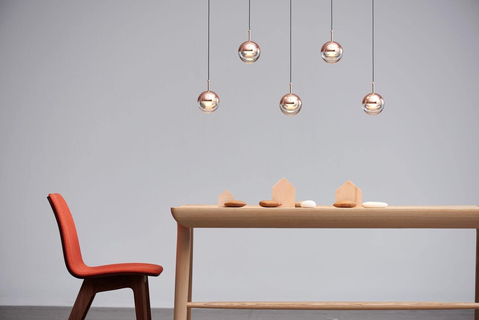 Solara Pendant Lamp Steel Glass Multi Drop Minimalist Staircase - Neutral Decor
