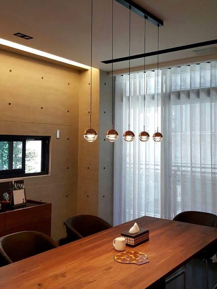 Solara Pendant Lamp Steel Glass Multi Drop Minimalist Staircase - Neutral Decor