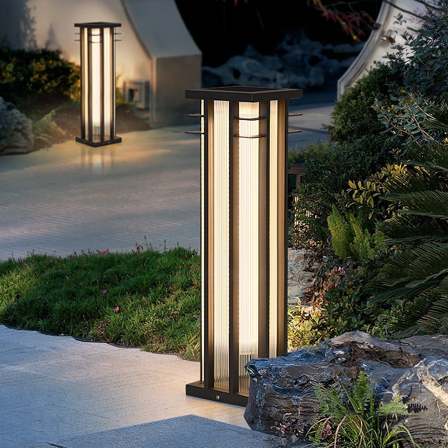 Strata Double Axis Outdoor Post Lamp