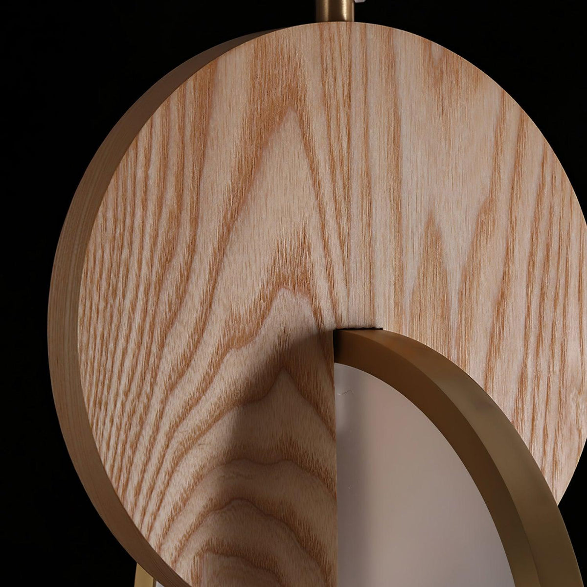 Lysola Wood Ring Pendant Light