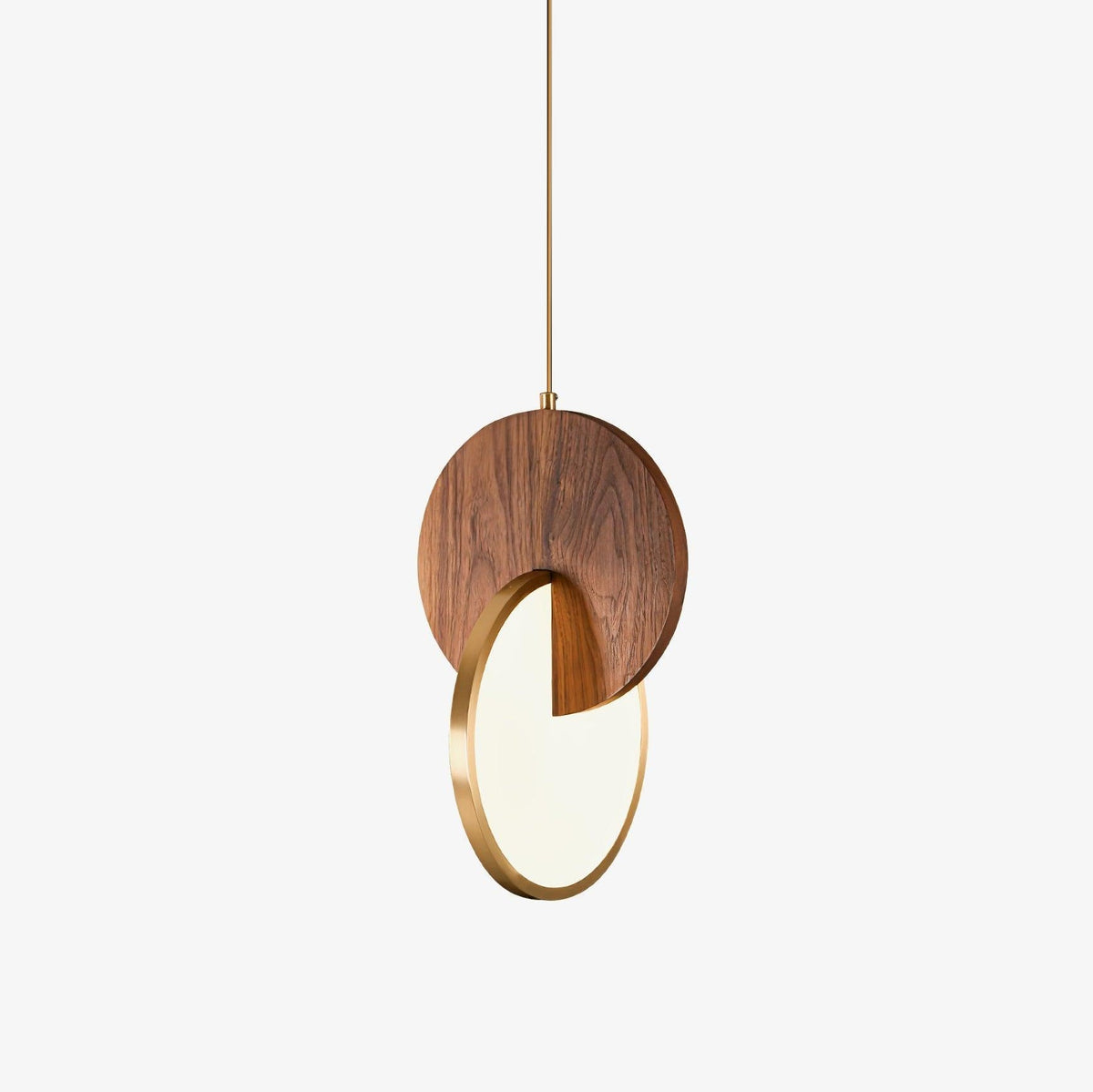 Lysola Wood Ring Pendant Light