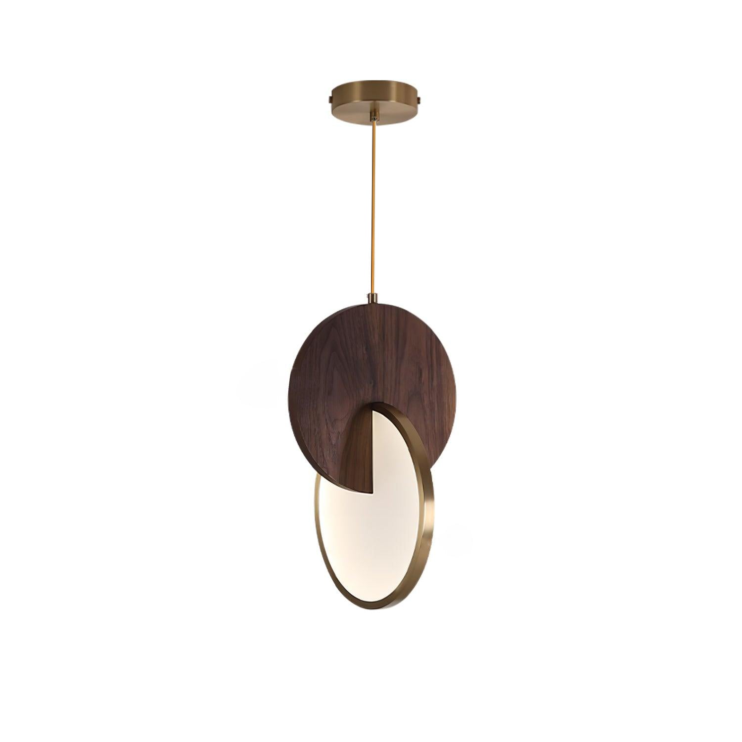 Lysola Wood Ring Pendant Light