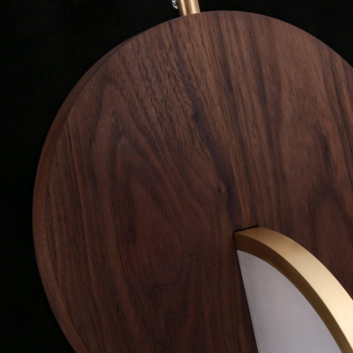 Lysola Wood Ring Pendant Light
