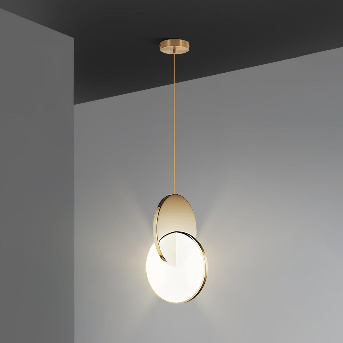 Lysola Wood Ring Pendant Light