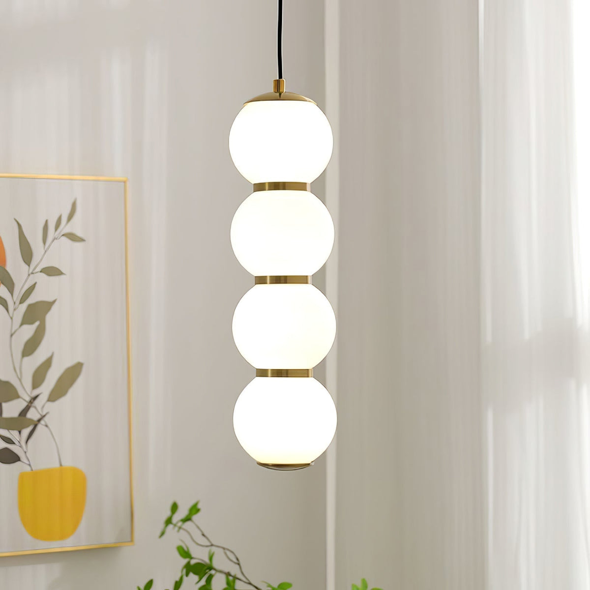Frankie Minimalist Glass Pendant Light