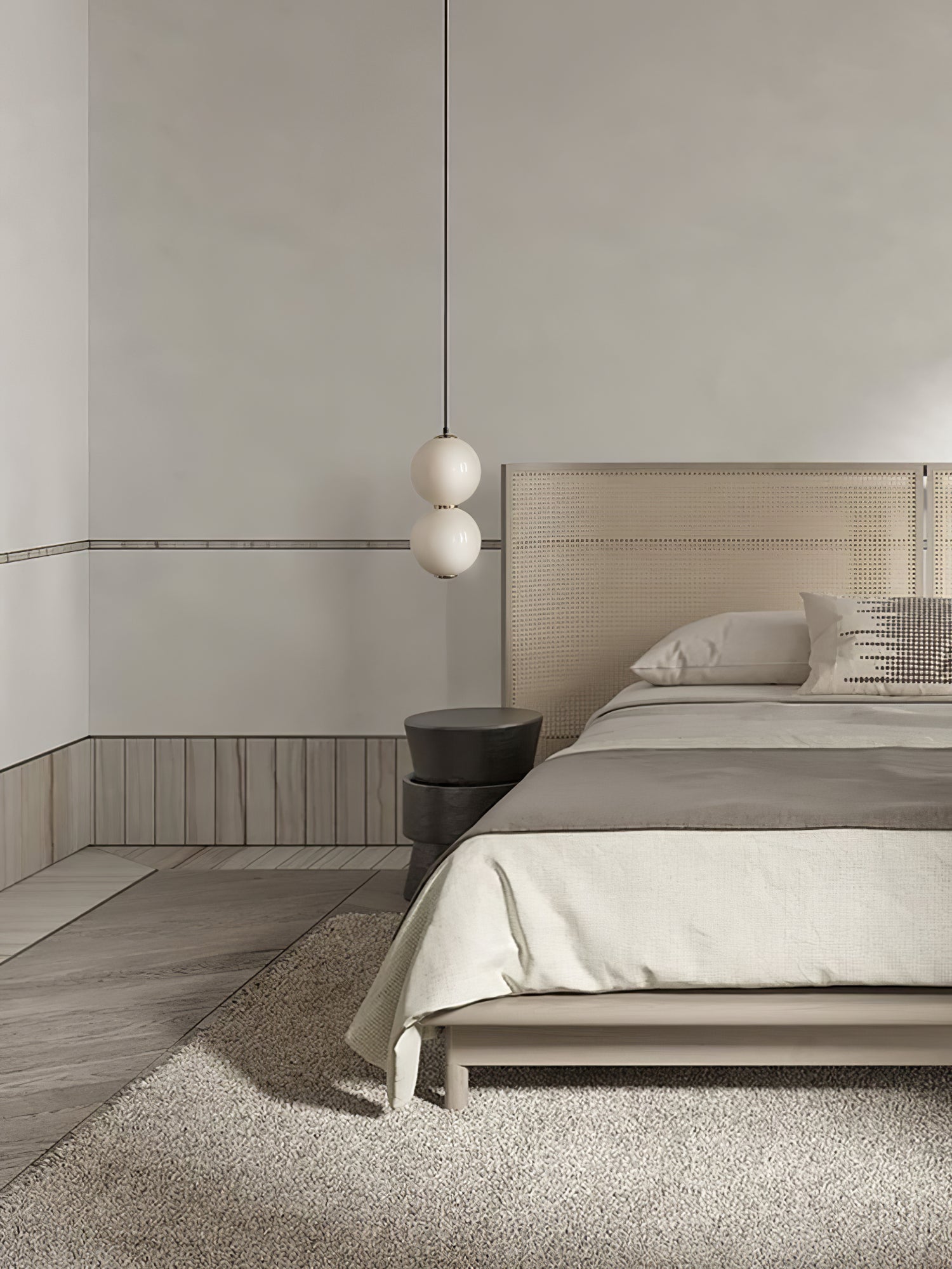 Frankie Minimalist Glass Pendant Light