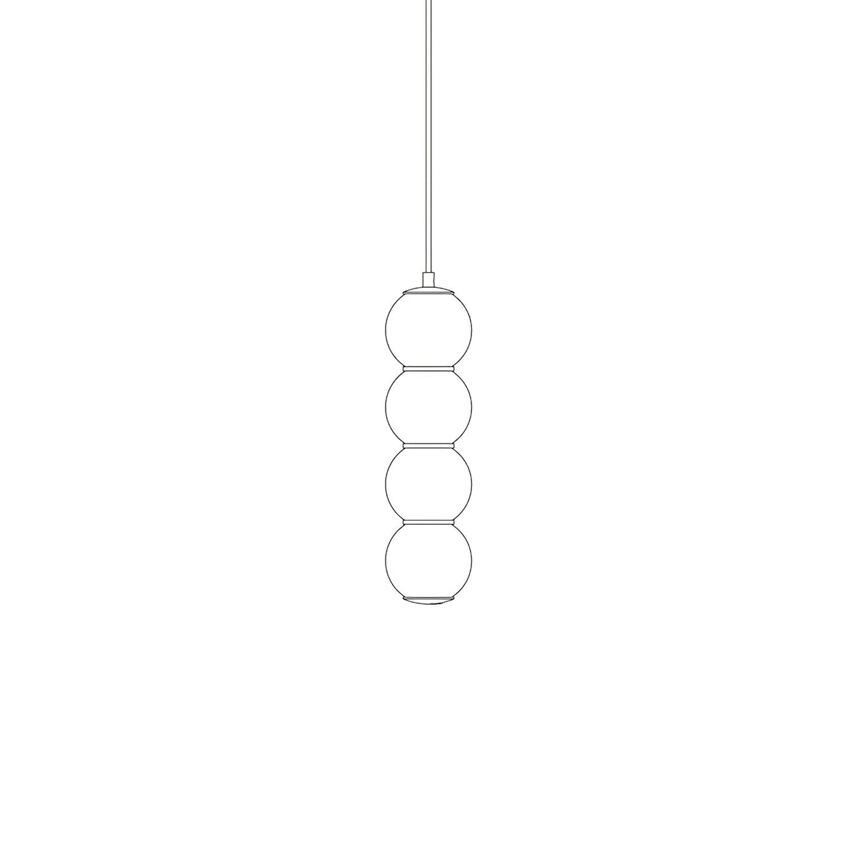 Frankie Minimalist Glass Pendant Light