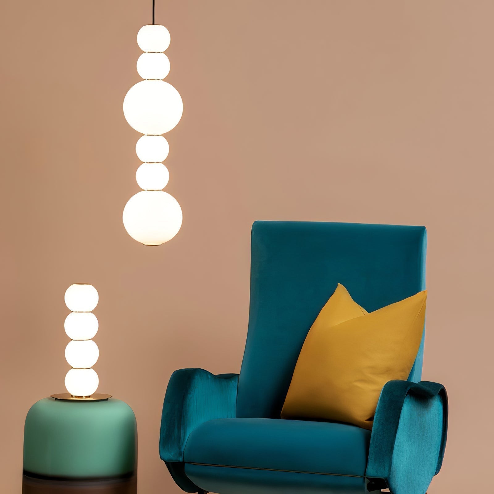 Frankie Minimalist Glass Pendant Light