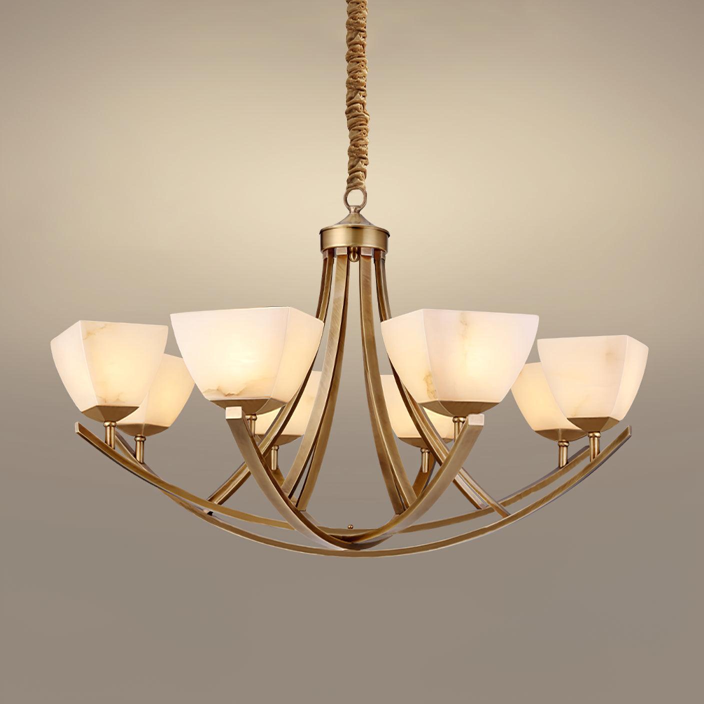 Crown Classic Brass Chandelier