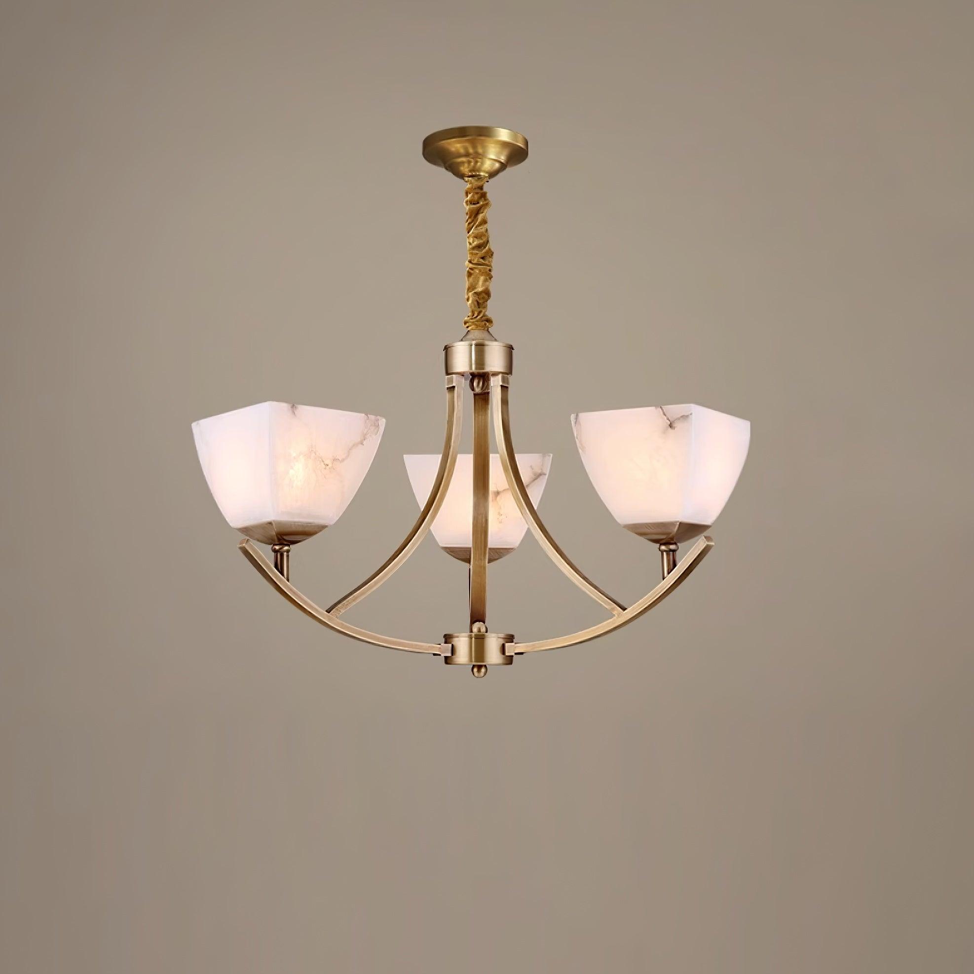 Crown Classic Brass Chandelier